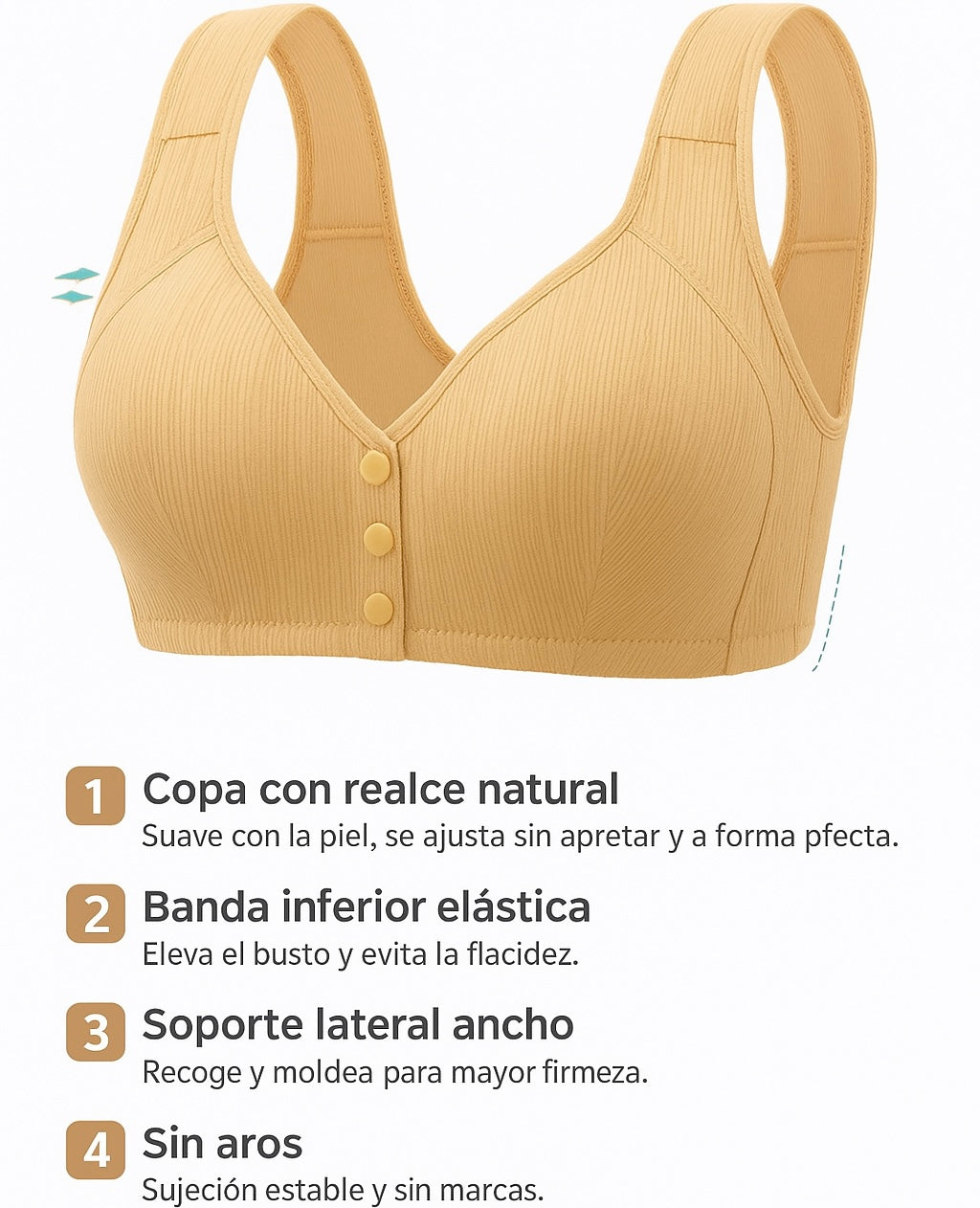 👙✨ SUJETADOR CON BOTONES DELANTEROS👙✨