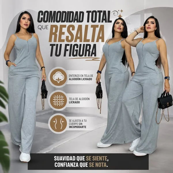 🥰🧜🏻‍♀️👌Enterizo Dama en Algodón Licrado Comodidad Total que Resalta tu Figura🥰🧜🏻‍♀️👌