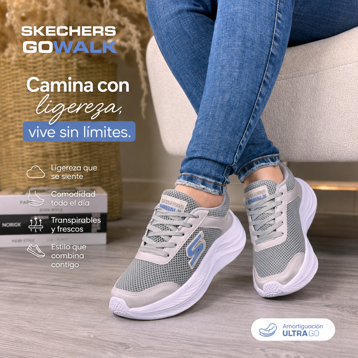 Zapato SKECHER ultrafresh👟🏃🏼‍♂️‍➡️🌸