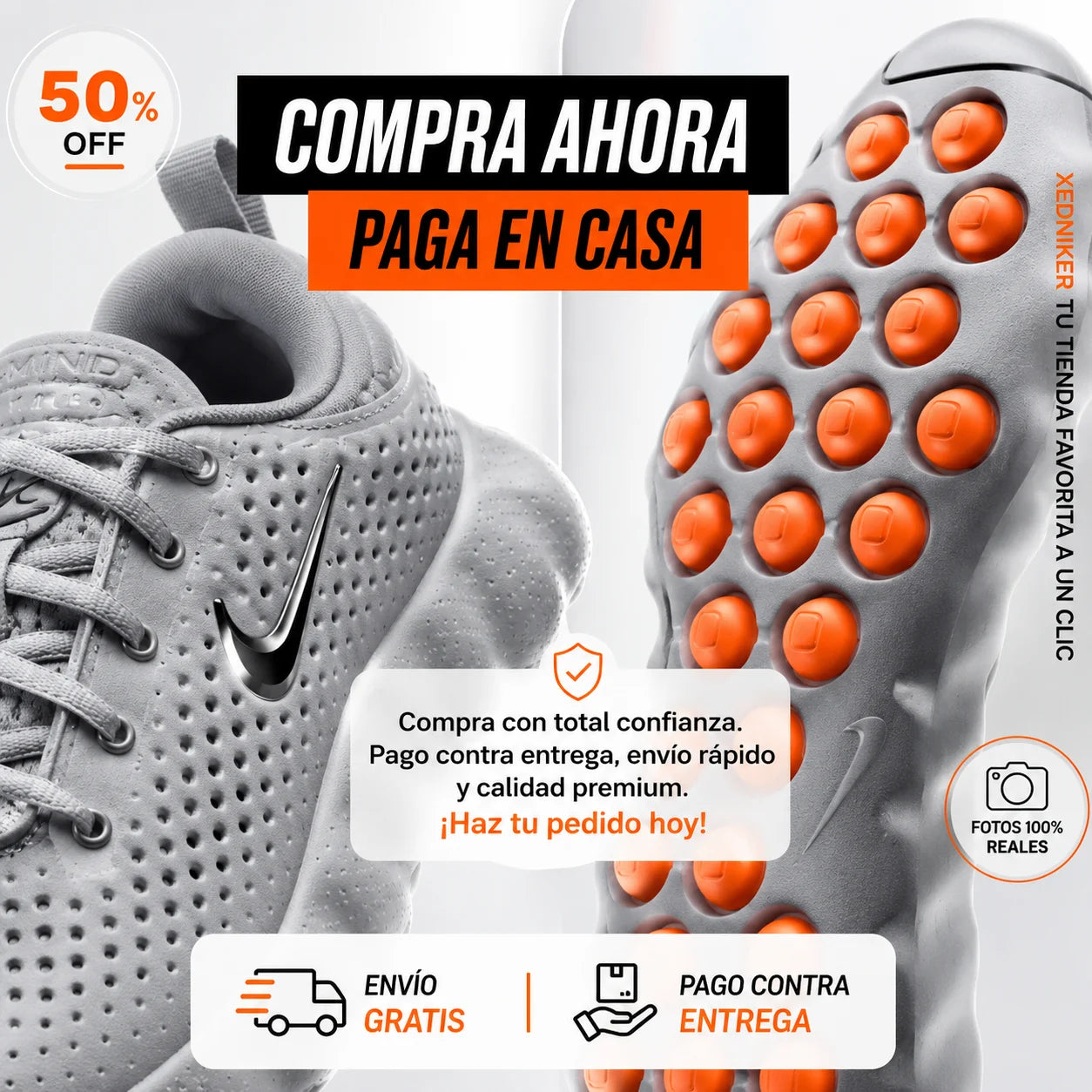 NIKE MIND 002 | Máxima Comodidad para Todo el Día