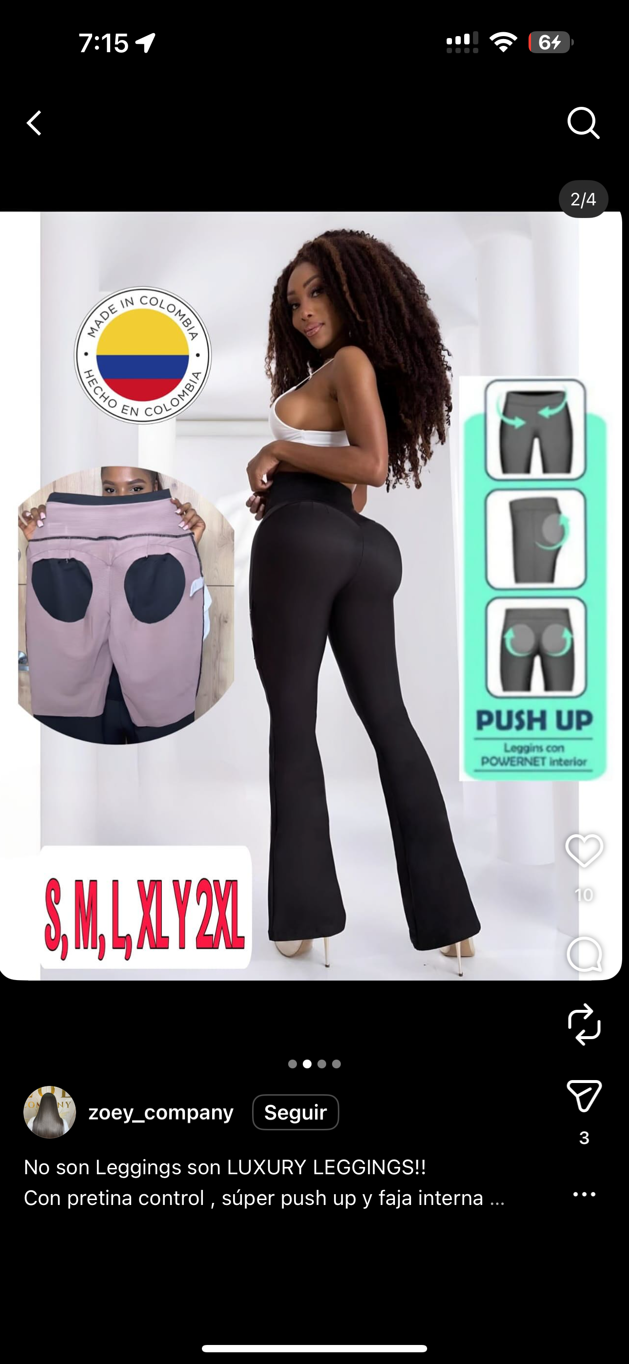 💎🍑LEGGINS LUXURY BODY FAJA LIPO💎🍑